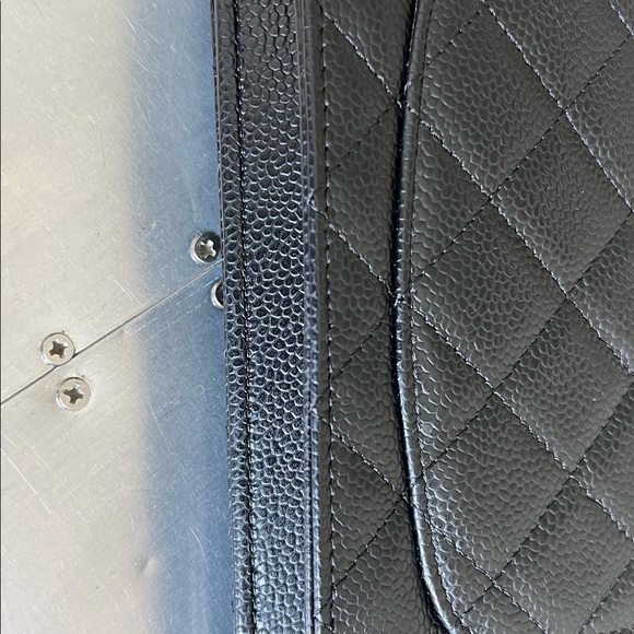 ‼️SOLD‼️CHANEL Wallet on Chain WOC caviar GHW magnetic closure - Picture 8 of 12